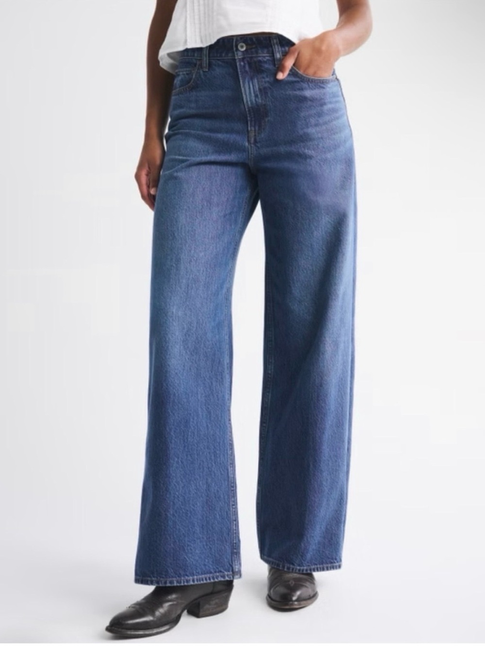Abercrombie Wide Leg High-Rise Women’s Jeans